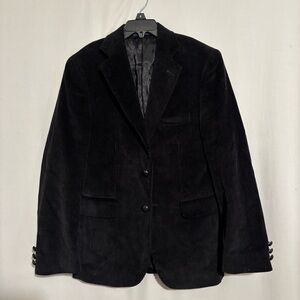 Joseph Abboud Boys size 12R Classic Black Corduroy Blazer